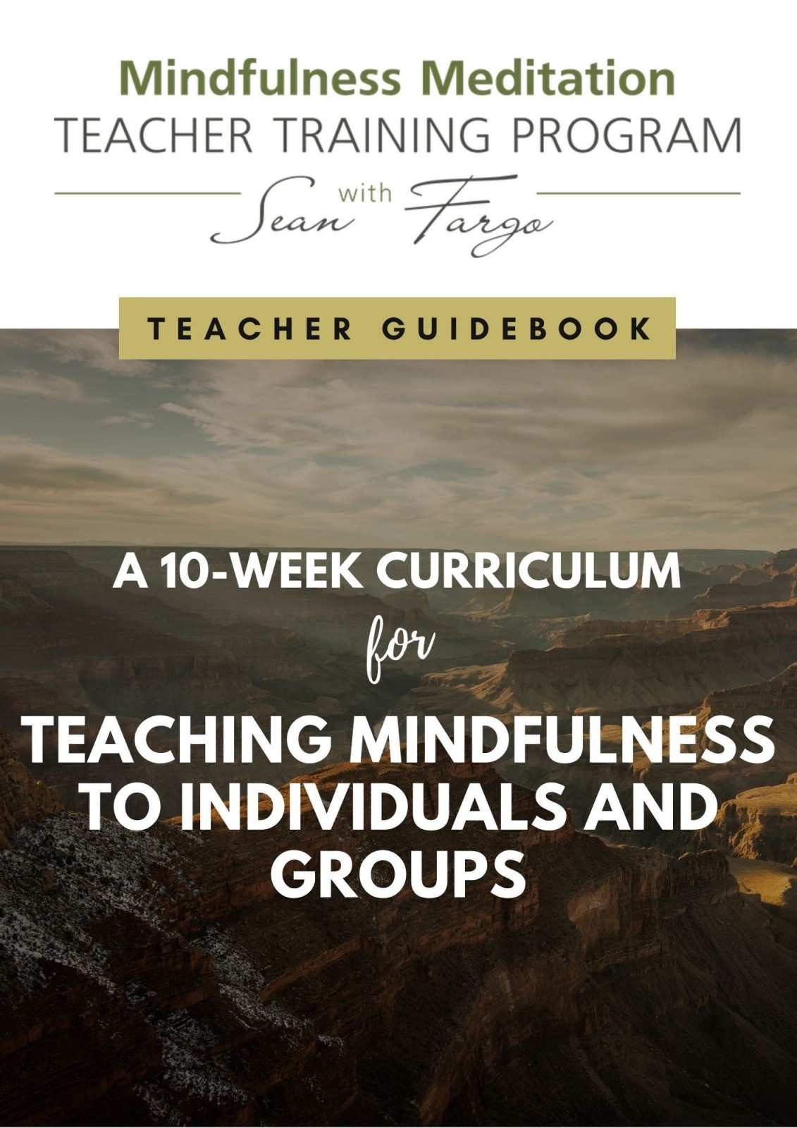 Actual teacher handbook cover