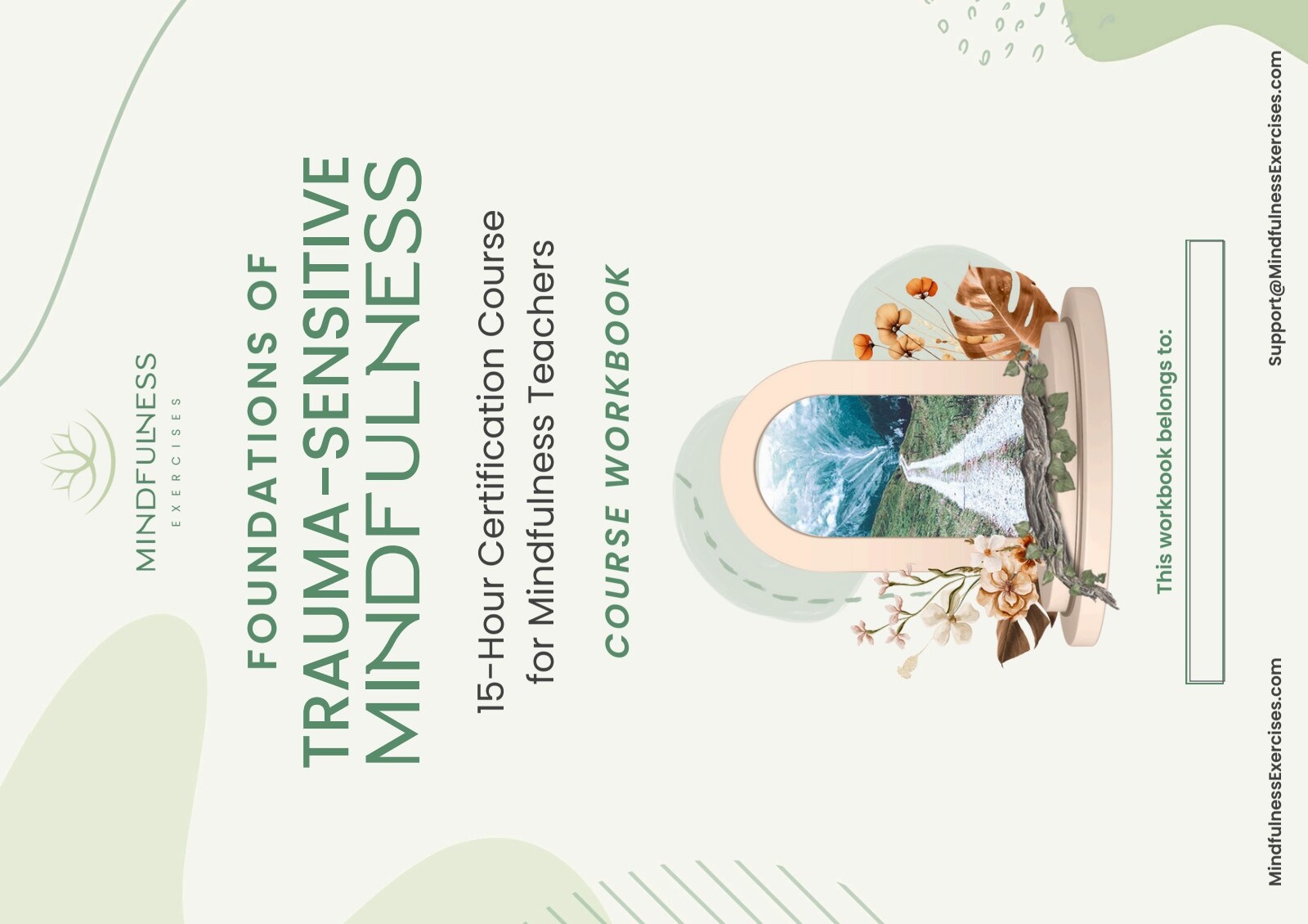 Workbook cover — Foundations of Trauma-Sensitive Mindfulness