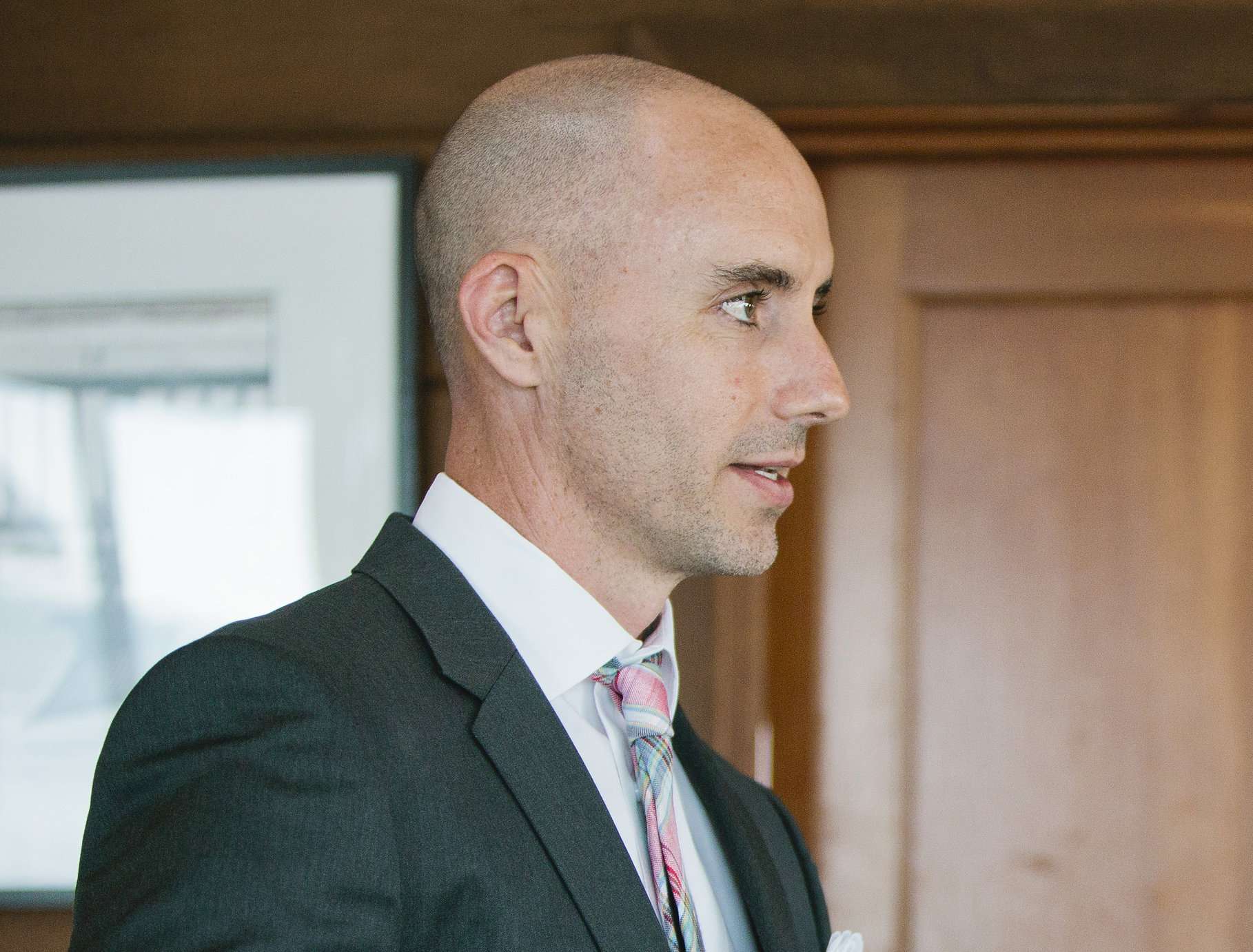 Sean Fargo speaking at a leadership event