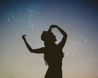 floating amongst the stars