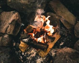 Log Fire Meditate Into Sleep