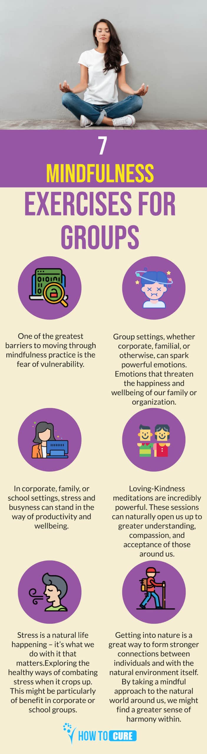 Mindfulness exercises for groups