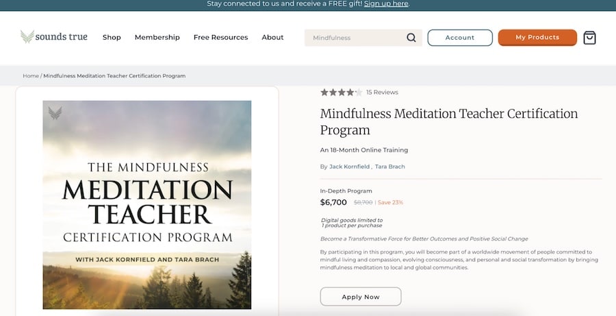 The Mindfulness Meditation Teacher Certification Program - Sounds True 10 Best Mindfulness Certification Programs (Expert-Selected) β The Mindfulness Meditation Teacher Certification Program Sounds True